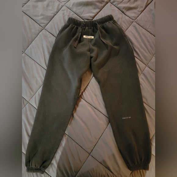 Essentials Black Track Pants - Picture 2 of 10